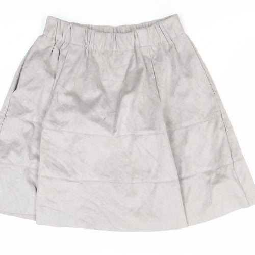 Noisy May Women's Grey Skirt Size 8 Elastic Waist