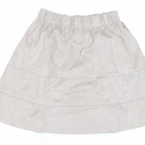 Noisy May Women's Grey Skirt Size 8 Elastic Waist