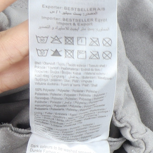 Noisy May Women's Grey Skirt Size 8 Elastic Waist