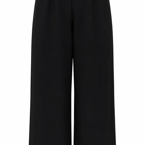 New Look Women's Black Trousers UK 8 Elastic Waist