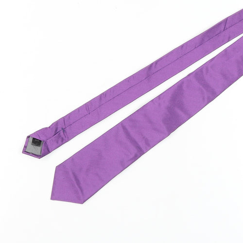 Austin Reed Purple Silk Herringbone Men's Tie
