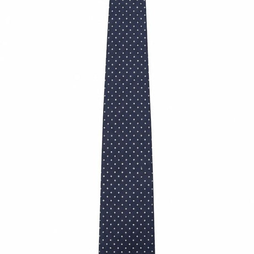Michelsons of London Men’s Blue Polka Dot Tie
