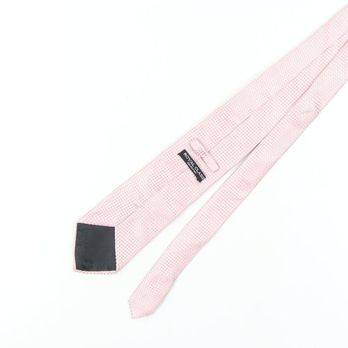 Royal Class Men's Pink Silk Striped Tie