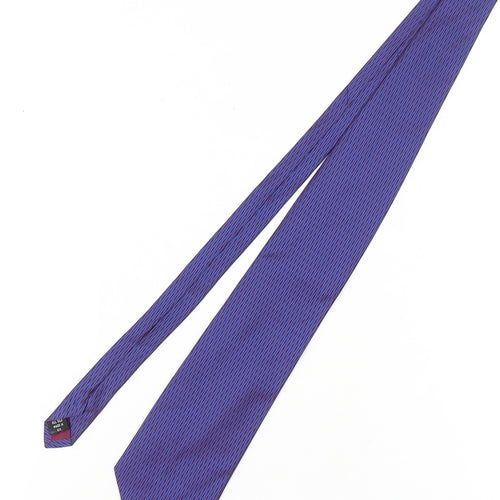 Linea Men's Purple Geometric Silk Tie One Size