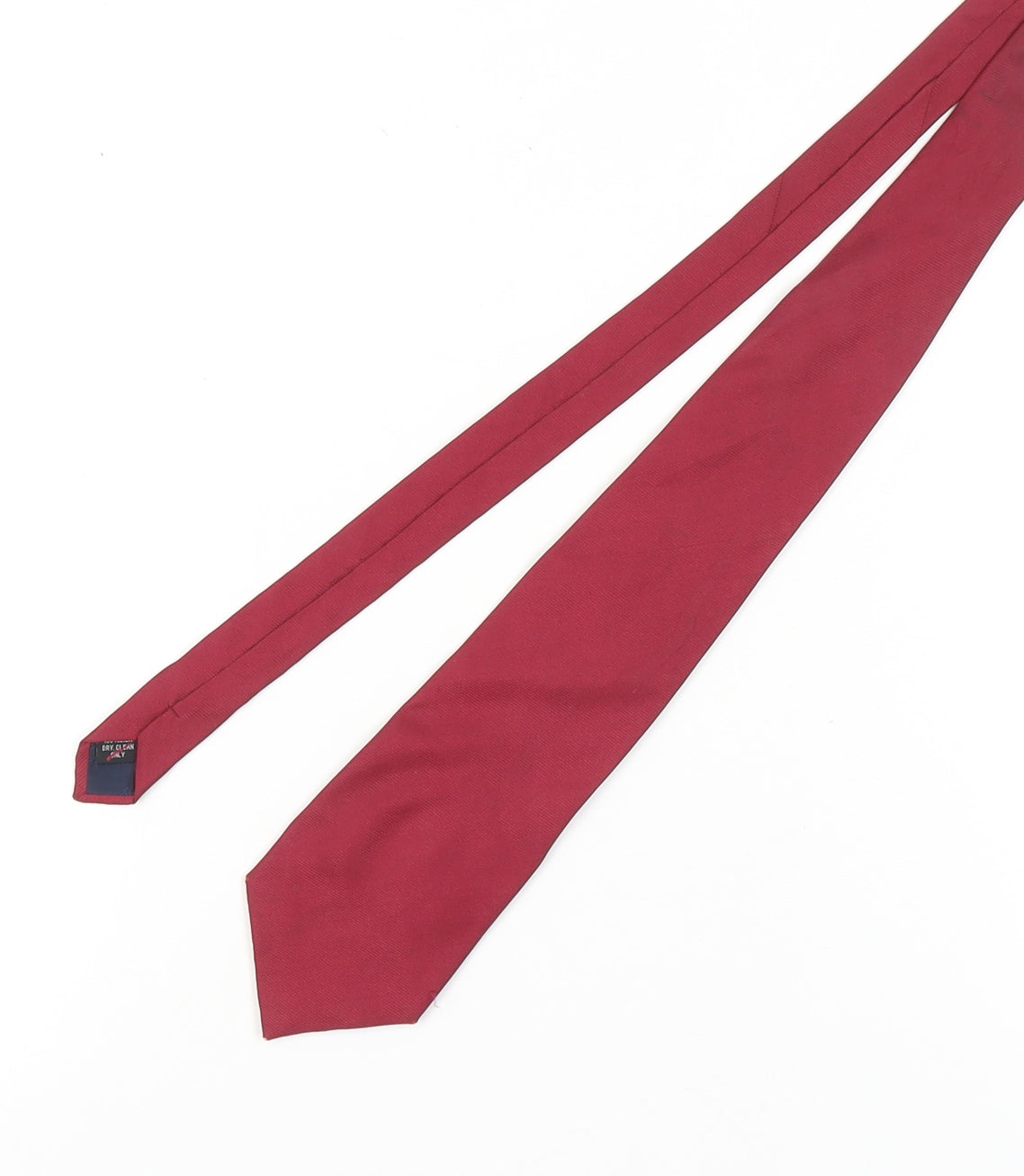 D'Alembi Men's Red Silk Tie - Classic Elegance
