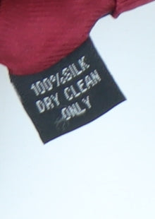 D'Alembi Men's Red Silk Tie - Classic Elegance