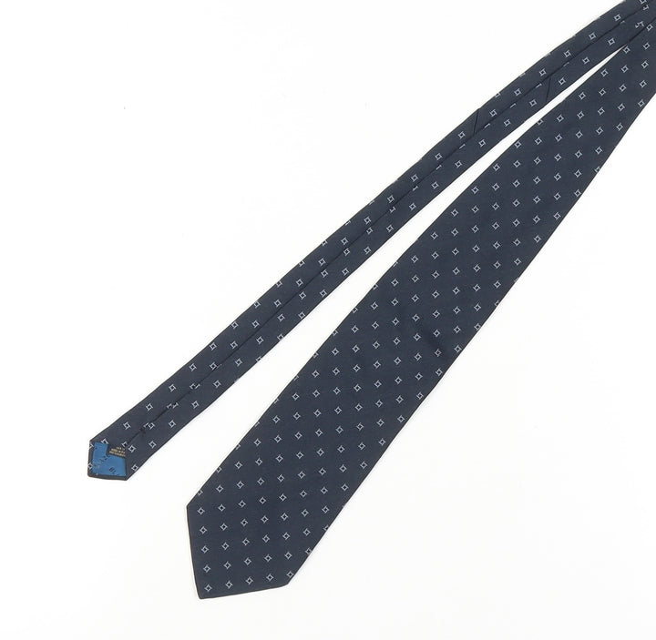 Blazer Men's Blue Geometric Silk Tie