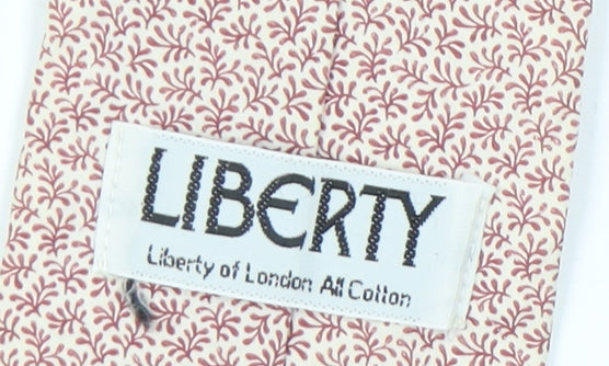 Liberty of London Men's Floral Cotton Slim Tie Multicoloured
