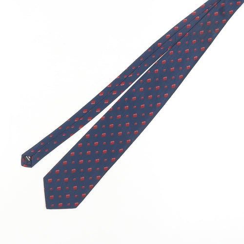 Ciro Citterio Men's Blue Geometric Tie - Polyester
