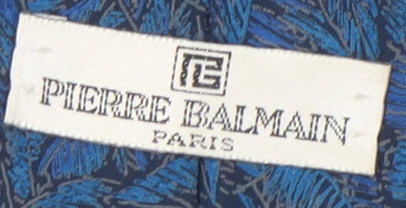Pierre Balmain Men's Blue Silk Designer Tie