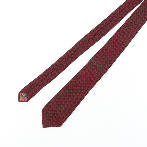 Feraud Men's Red Paisley Silk Tie