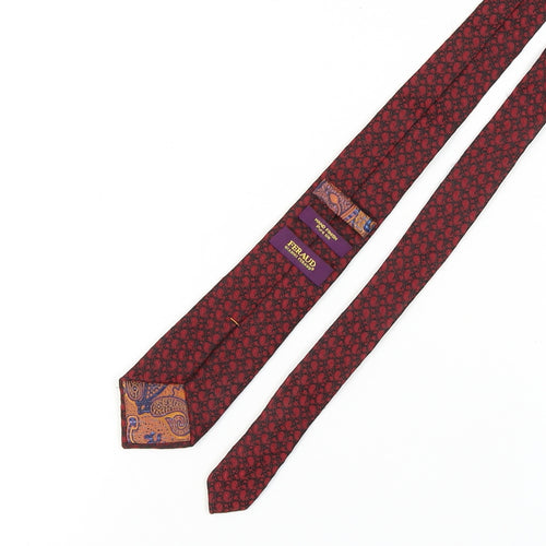 Feraud Men's Red Paisley Silk Tie