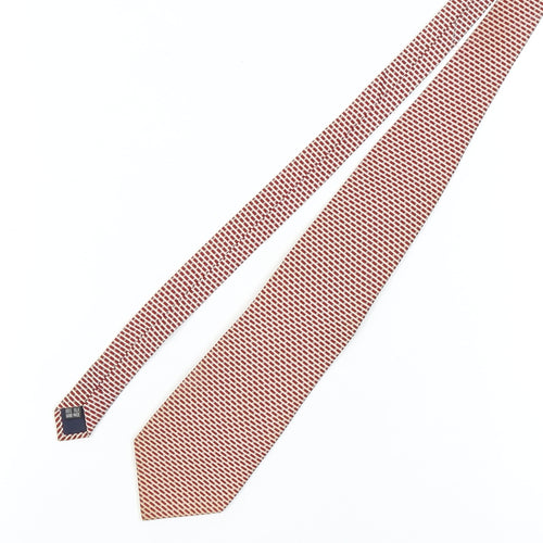 Hesketh & Turner Men's Red Slim Silk Tie One Size