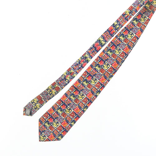 Marks and Spencer Multicoloured Silk Floral Tie