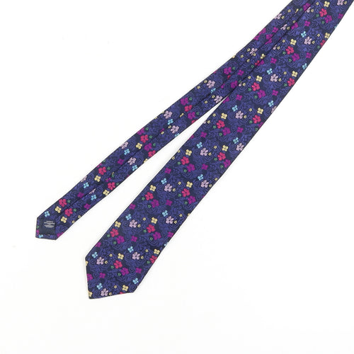 Charles Tyrwhitt Men's Multicoloured Floral Silk Tie