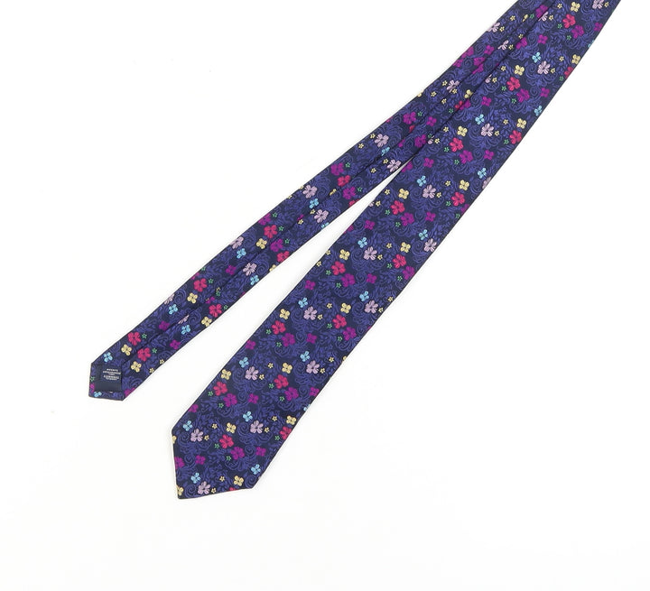 Charles Tyrwhitt Men's Multicoloured Floral Silk Tie