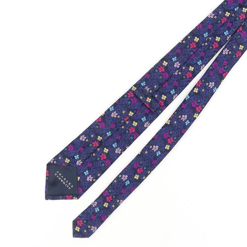Charles Tyrwhitt Men's Multicoloured Floral Silk Tie