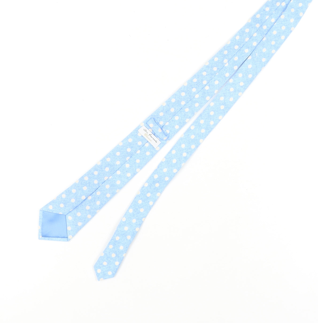 John Francomb Classics Blue Polka Dot Handmade Tie