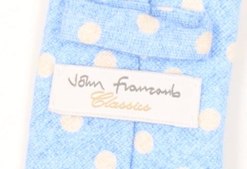 John Francomb Classics Blue Polka Dot Handmade Tie