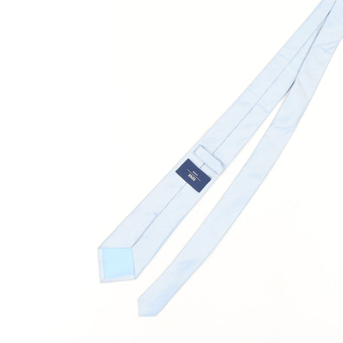 Moss 1851 Blue Silk Slim Men's Tie - New