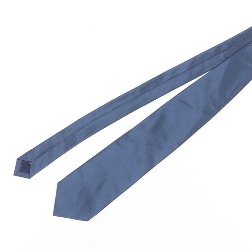 Moss Men's Blue Silk Tie