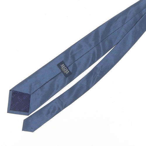 Moss Men's Blue Silk Tie