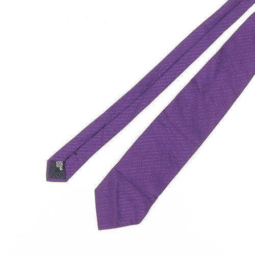 Giorgio Armani Men's Purple Silk Tie