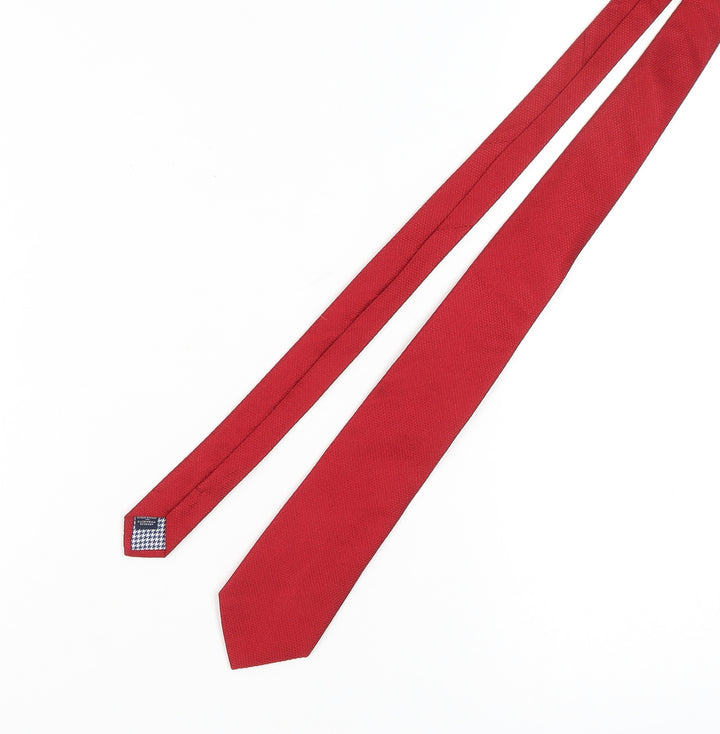 Charles Tyrwhitt Men’s Red Designer Silk Tie