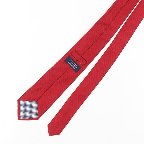 Charles Tyrwhitt Men’s Red Designer Silk Tie