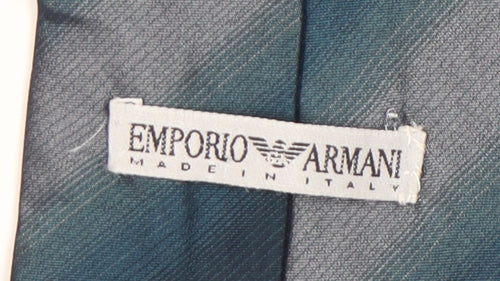 Emporio Armani Men's Blue Silk Designer Tie