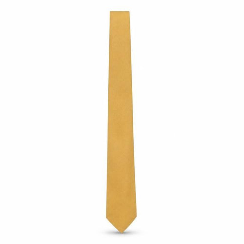 Michelsons of London Men's Yellow Slim Tie