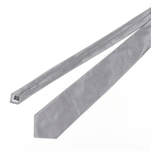 Hawes & Curtis Men's Grey Silk Tie