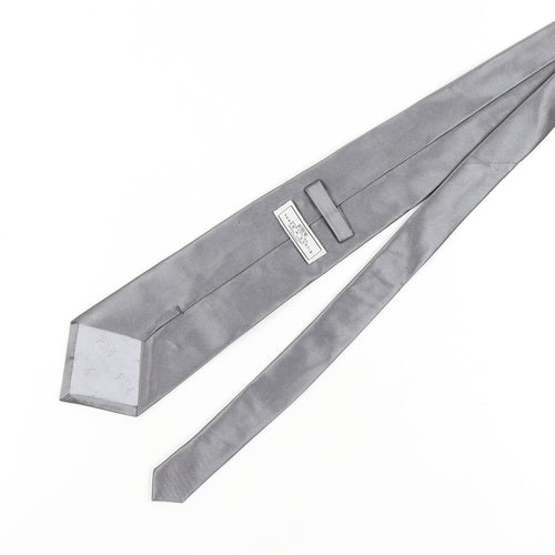 Hawes & Curtis Men's Grey Silk Tie