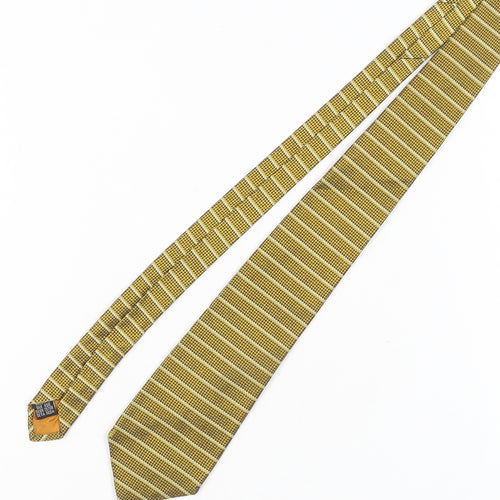 Charles Tyrwhitt Gold Striped Silk Men's Tie One Size