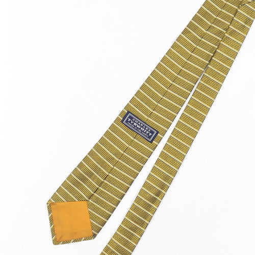 Charles Tyrwhitt Gold Striped Silk Men's Tie One Size