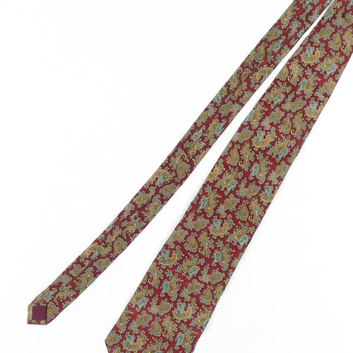 Missoni Men's Silk Paisley Tie in Red, Blue & Gold