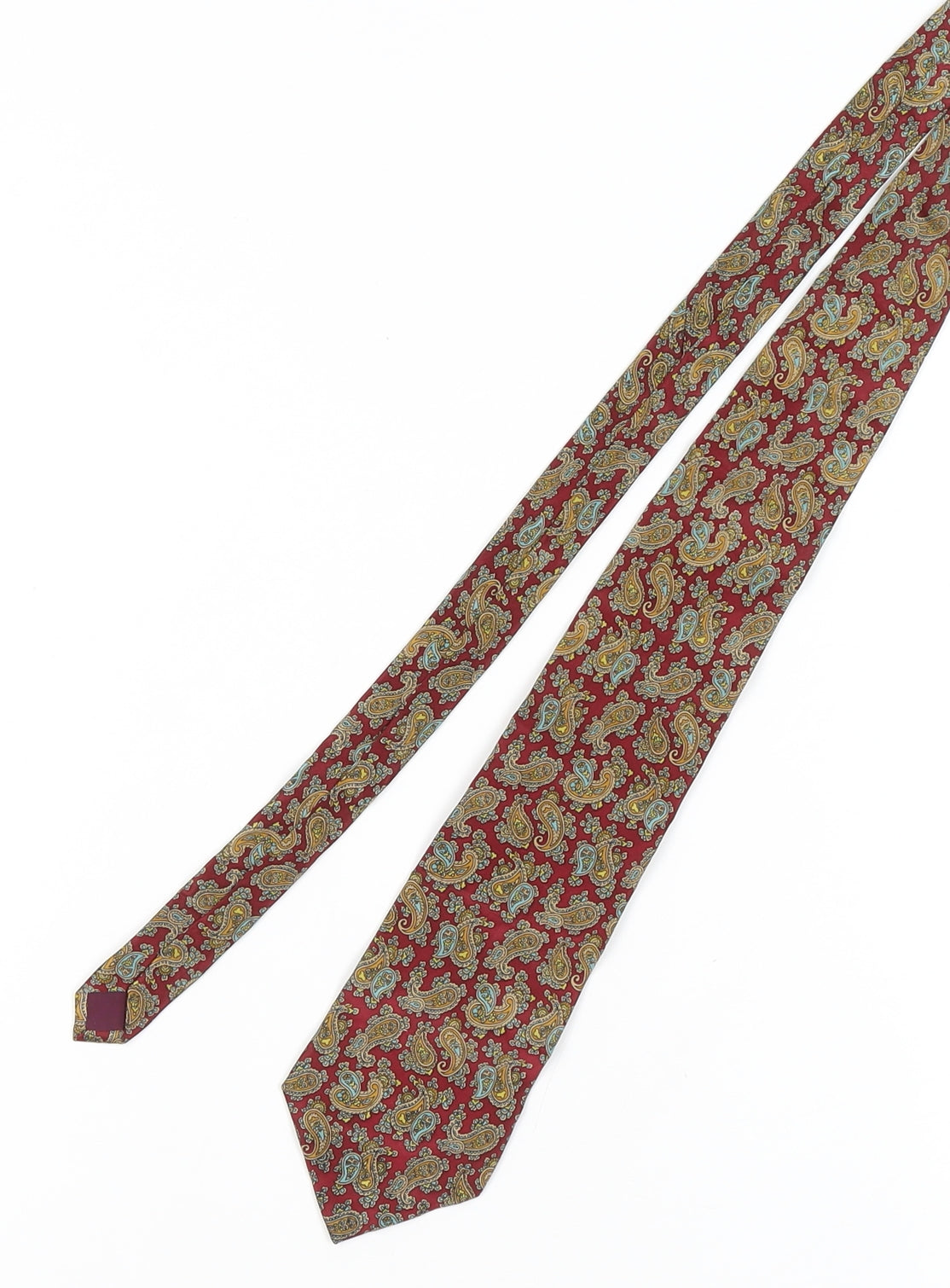 Missoni Men's Silk Paisley Tie in Red, Blue & Gold