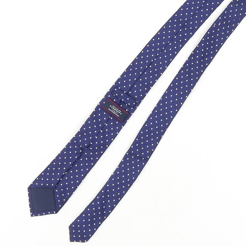 Charles Tyrwhitt Silk Blue Polka Dot Men's Tie
