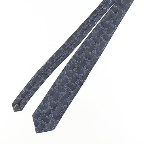 Fellini Men's Blue Paisley Silk Tie