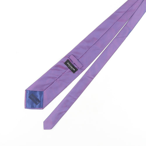 Baumler Men's Purple Silk Tie