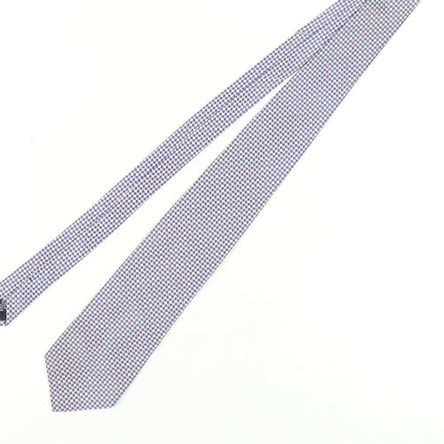 Charles Tyrwhitt Men's Blue Check Silk Tie