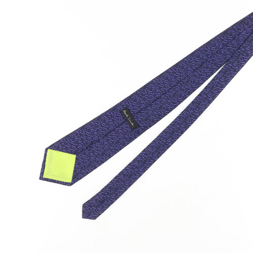 Paul Smith Men's Purple Geometric Designer Tie