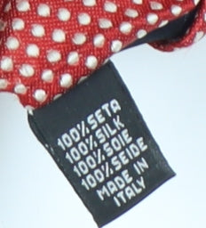 Charles Tyrwhitt Men’s Red Polka Dot Silk Tie