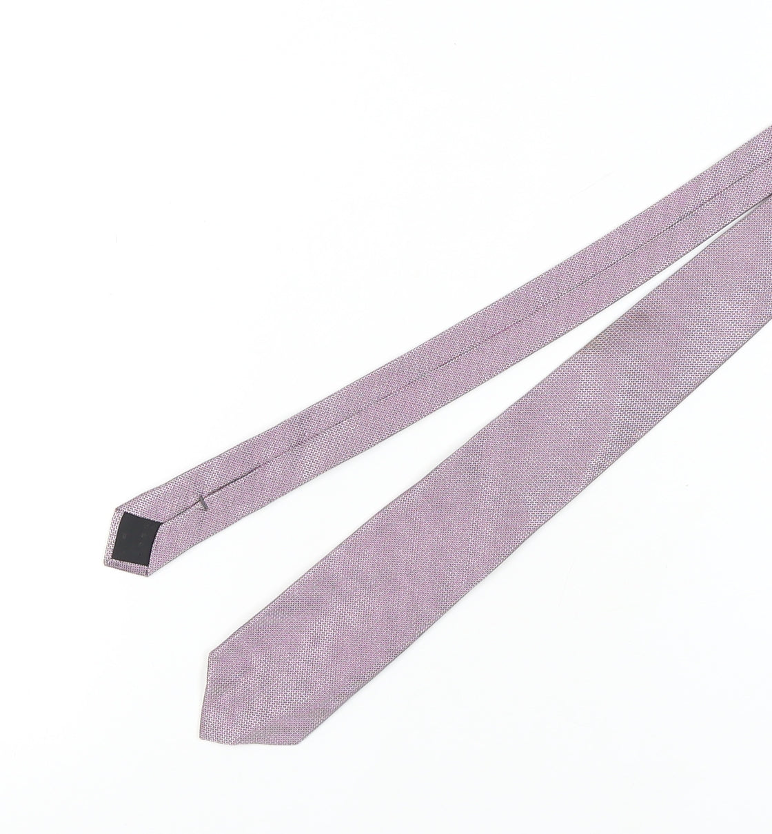 Hugo Boss Men's Purple Geometric Silk Tie