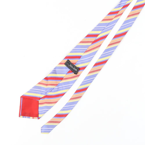 Andrea Sorrenti Men's Multicoloured Slim Silk Tie