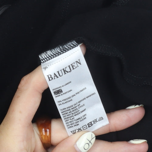 Baukjen Women's Black Sheath Dress Size 14