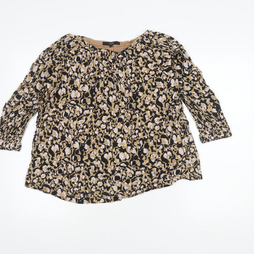 Next Women's Multicoloured Animal Print Blouse Size 14