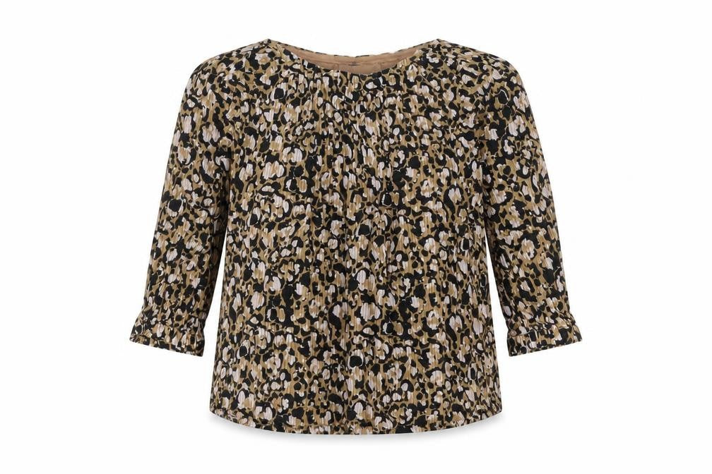 Front view of Next Women's Multicoloured Animal Print Blouse, size 14
