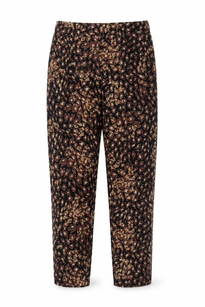 Front view of Marks & Spencer Women's Animal Print Trousers -, size 8