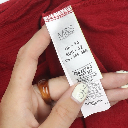 Marks and Spencer Red Women's Camisole Tank Top Size 14